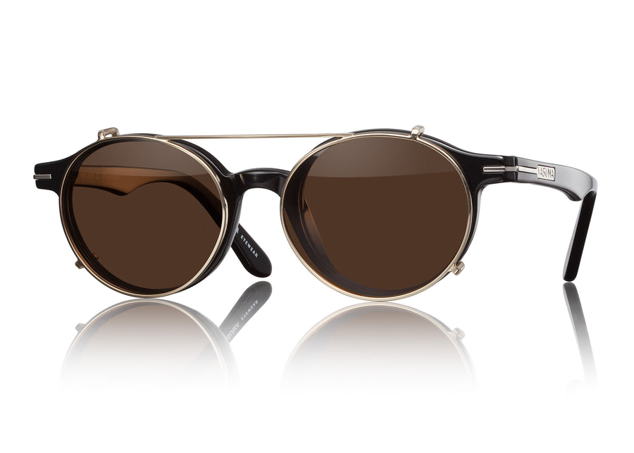puff Adder Clip On - Light Gold Brown