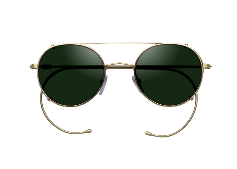 Jakotsu Clip On - Light Gold/Green